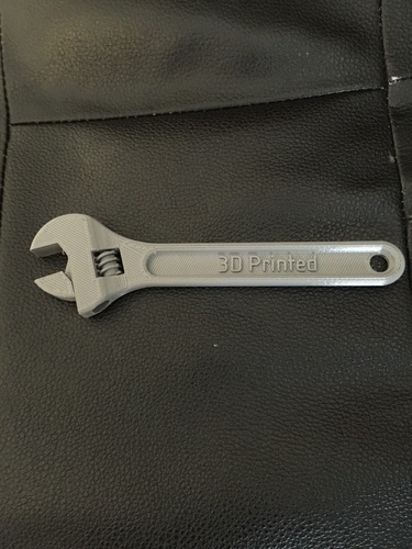 Fully assembled 3D printable wrench 3D Print 3740