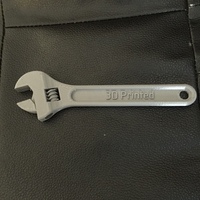 Small Fully assembled 3D printable wrench 3D Printing 3740