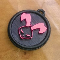 Small MakerTree 3D: Wicked Rabbit pendant 3D Printing 3796