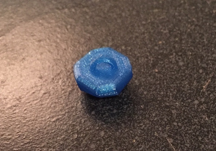 MakerTree 3D: Crystal Button 3D Print 3800