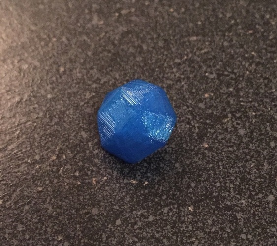 MakerTree 3D: Crystal Button 3D Print 3801
