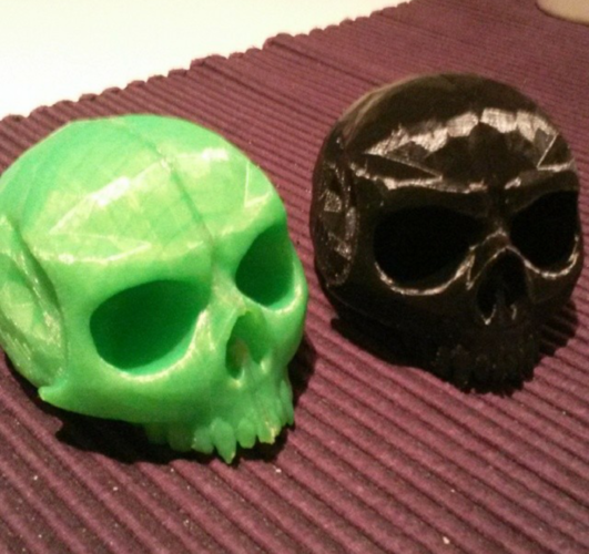 Skull shift knob 3D Print 3806