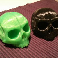 Small Skull shift knob 3D Printing 3806