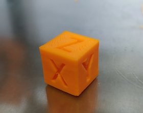 3D Printed XYZ 20mm Calibration Cube By IDig3Dprinting | Pinshape