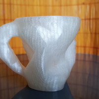 Small Crushed Espresso cup 3D Printing 3974