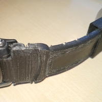 Small Casio Band for PRO TREK model 3D Printing 39824