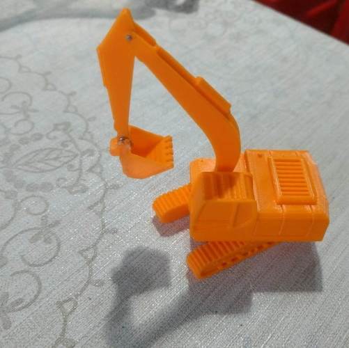 Easy to print Excavator Model Kit 3D Print 40416