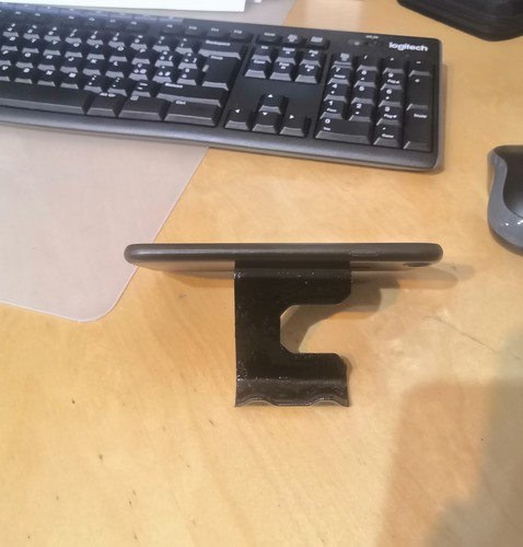 NoSupports Universal PhoneStand Model1 Remix 3D Print 40768