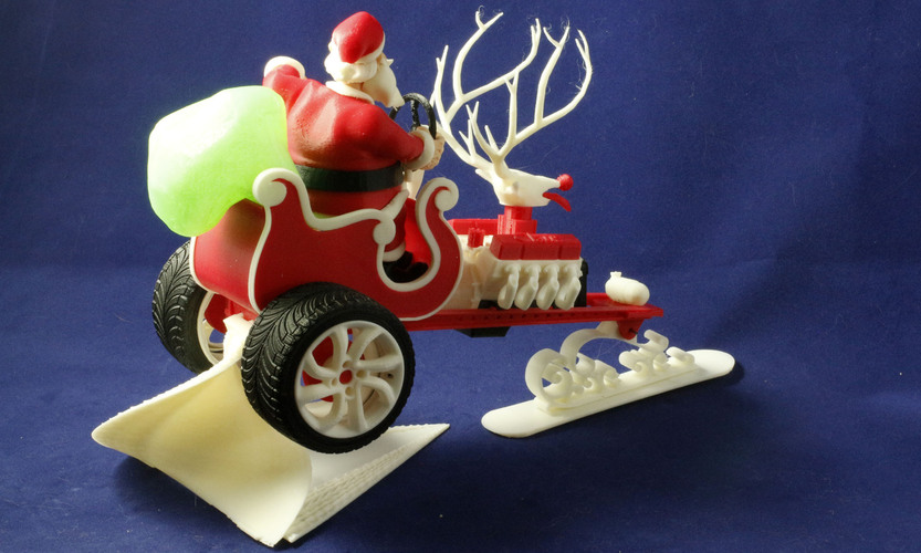 Santa's New Sleigh 3D Print 4298