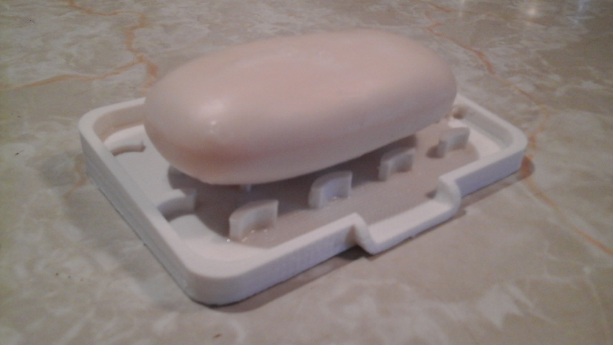 Dripping Soap Holder Dish 3D Print 4333