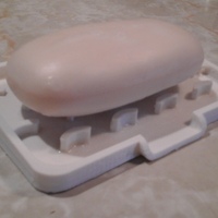 Small Dripping Soap Holder Dish 3D Printing 4333