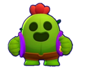 OBJ file SPIKE // BRAWL STARS ( LEGENDARY CHARACTER ) 🌃・Model to download  and 3D print・Cults
