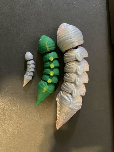ANGRY CHONKY GARDEN WORM 3D Print 44894