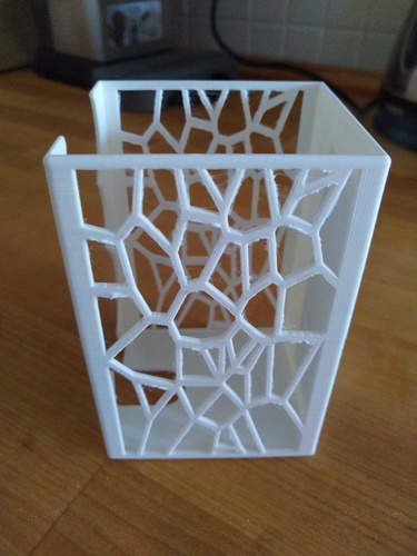 Teabag Dispenser Cupboard Voronoi Sytle 3D Print 44971