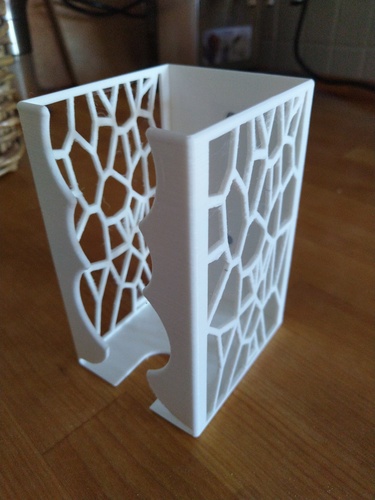 Teabag Dispenser Cupboard Voronoi Sytle 3D Print 44973