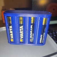 Small AA Battery Container 3D Printing 44995