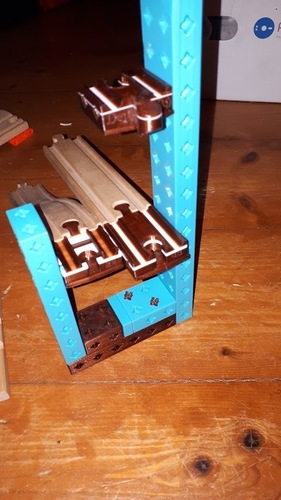 Wooden railway PrintAblok bridge system 3D Print 45045