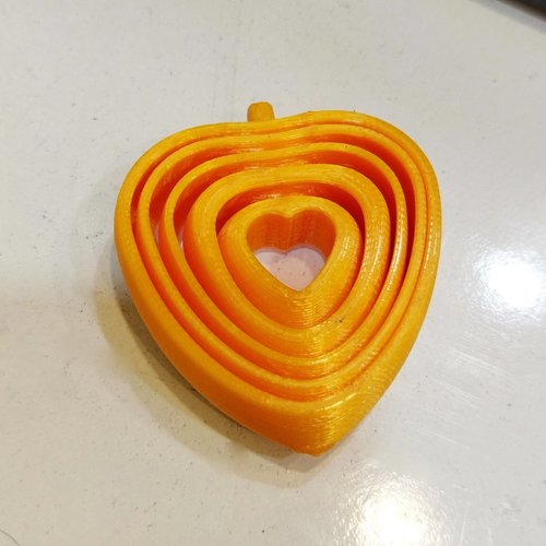 Coeurs tournants liés - turning hearts 3D Print 45108