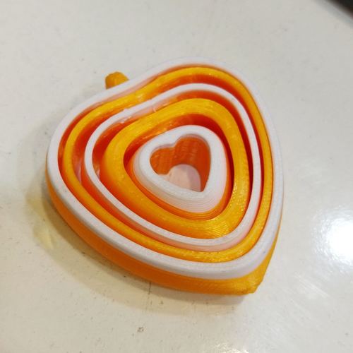 Coeurs tournants liés - turning hearts 3D Print 45110