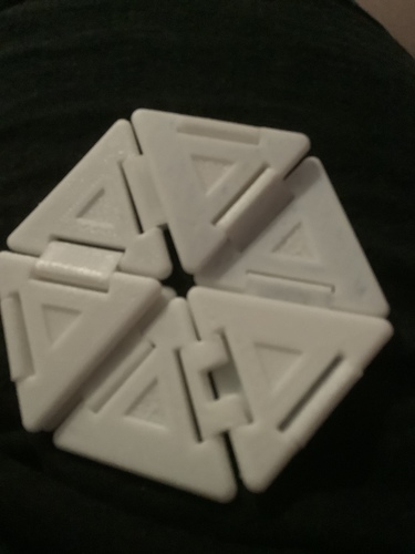 Trihexaflexagon Redesigned 3D Print 45176