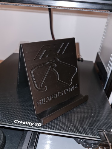 F1 Silverstone Phone Stand 3D Print 45246