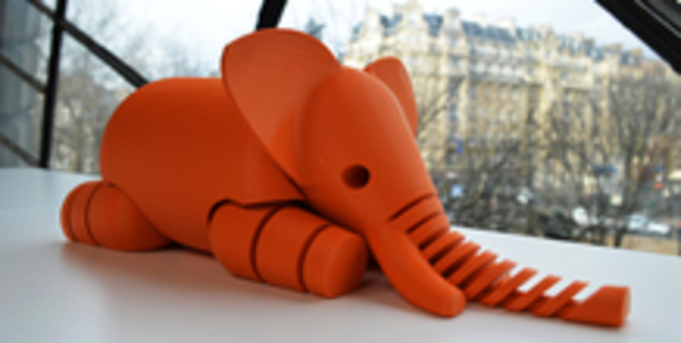 Elephant 3D Print 45348