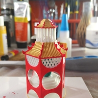 Small Incense Pagoda 3D Printing 45484