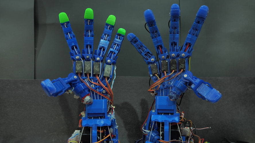LAD Robotic Hand v2.0 3D Print 45641