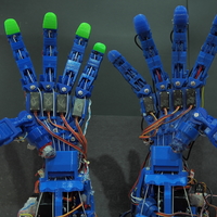 Small LAD Robotic Hand v2.0 3D Printing 45641
