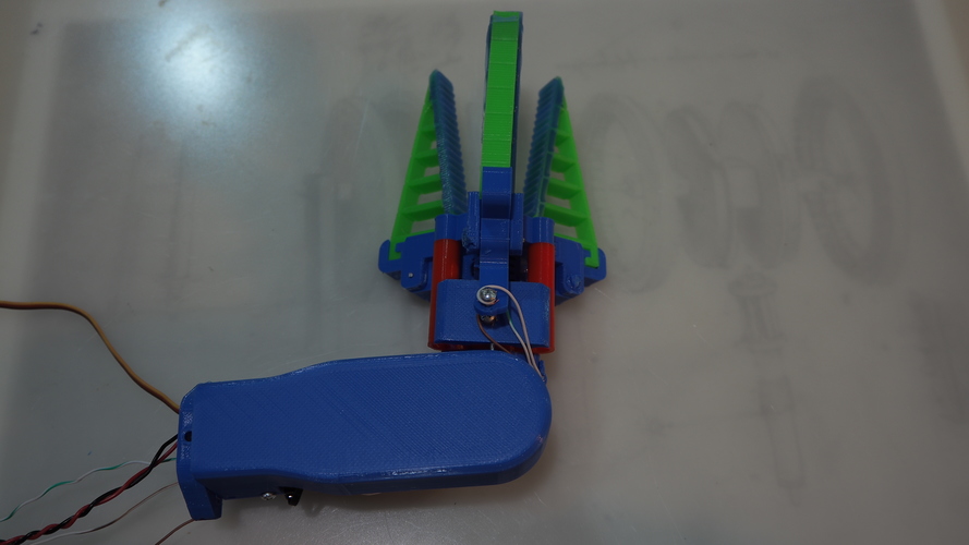 ADAPTIVE GRIPPER-IMPROVED VERSION WITH ARDUINO CODE 3D Print 45642