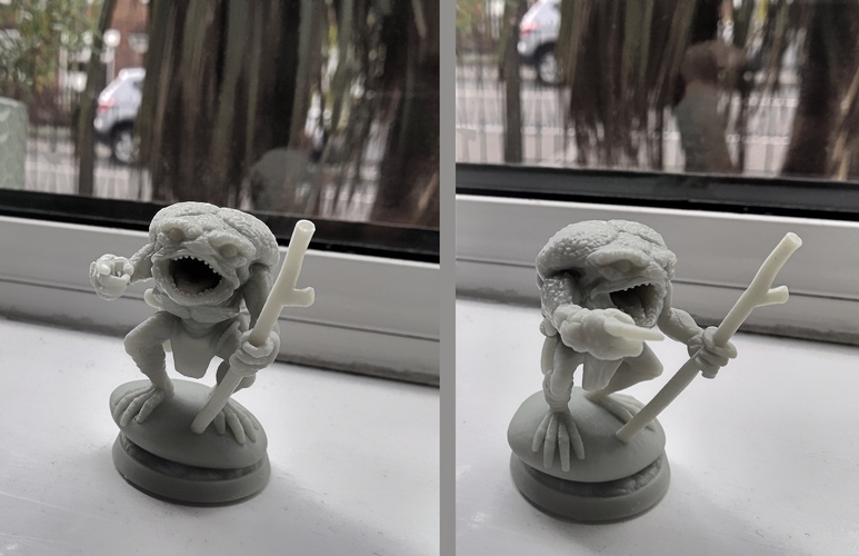Toad Adventurer Free Miniature 3D Print 46116