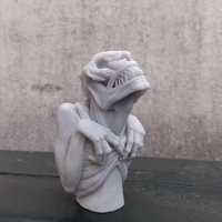 Small The Beast Bust 3D Printing 46120
