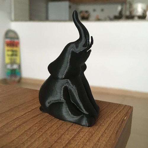 Elephant Sculpture (No supports needed) 3D Print 46191