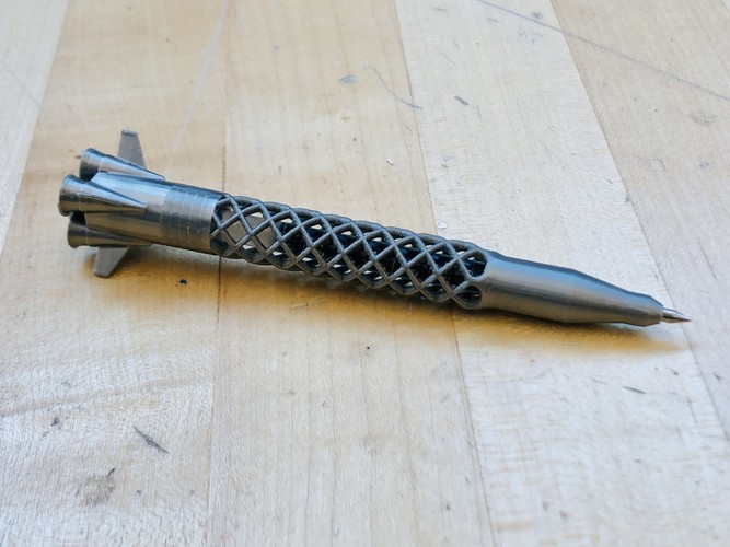 Rocket Pen with magnetic holder 3D Print 46330