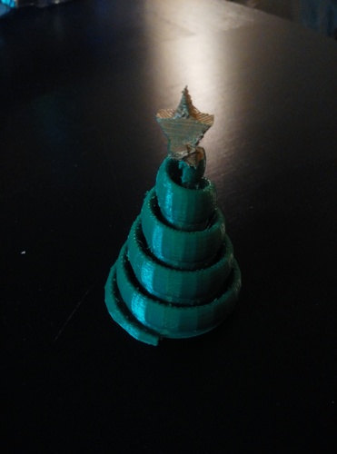 swirl xmas trees smaller 3D Print 4663