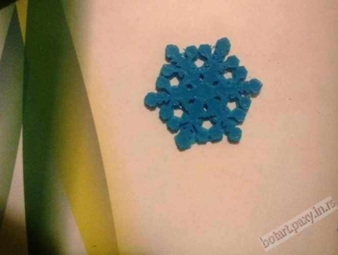 Snowflakes 3D Print 4674