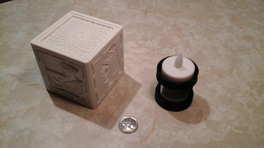 [PICtart] Lightcube with Lithophane Paintings 3D Print 4680