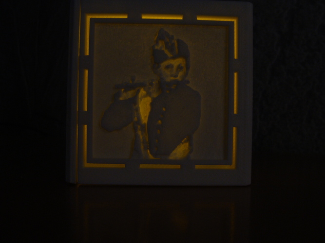 [PICtart] Lightcube with Lithophane Paintings 3D Print 4682