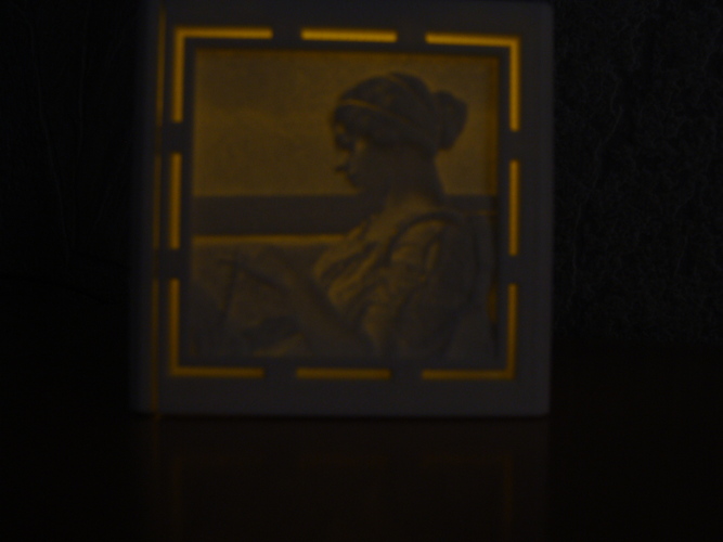 [PICtart] Lightcube with Lithophane Paintings 3D Print 4683