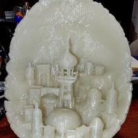 Small Moon city 3D Printing 46926