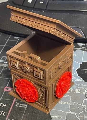 The Tudor Rose Box (with secret lock) 3D Print 47032
