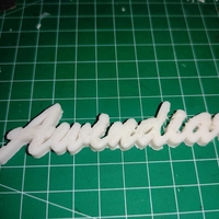 Small name tag Awindiar keychain 3D Printing 47240