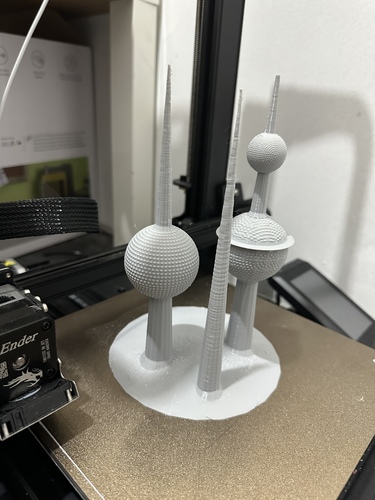 Kuwait Towers 3D Print 48338