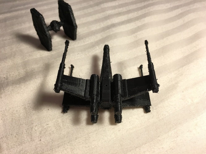 Low Poly X-Wing - Star Wars 3D Print 4858