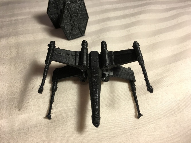 Low Poly X-Wing - Star Wars 3D Print 4860