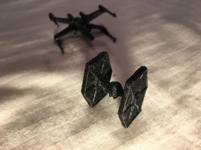Low Poly Tie Fighter - Star Wars 3D Print 4862