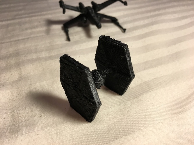 Low Poly Tie Fighter - Star Wars 3D Print 4863