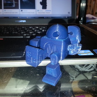 Small Mini Maker Faire Robot Action Figure 3D Printing 4879