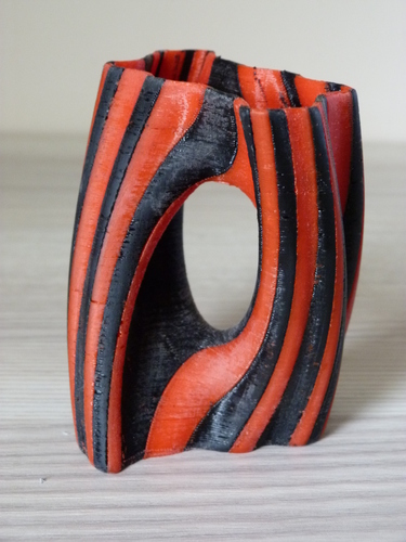 Julia Vase #002 - Yin Yang 3D Print 489