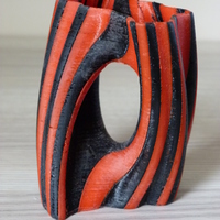 Small Julia Vase #002 - Yin Yang 3D Printing 489